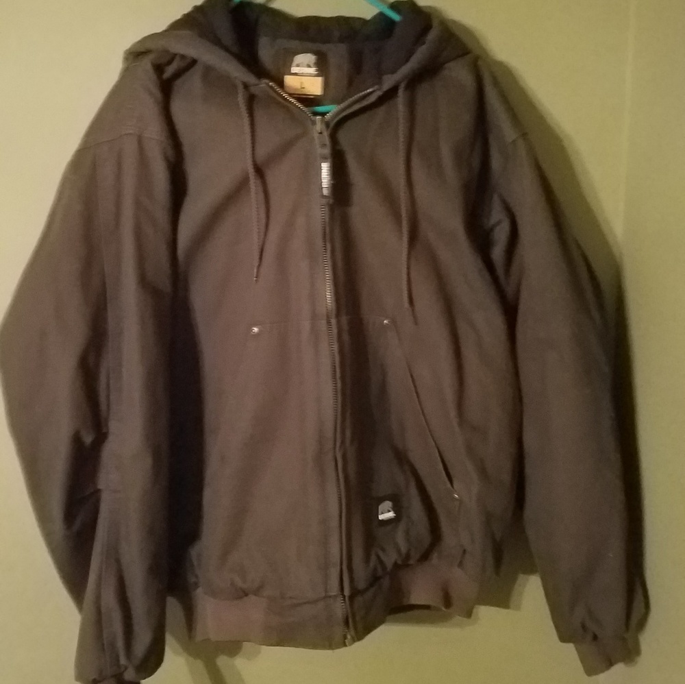Heavy insulated winter jacket